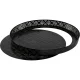 Kaiser Inspiration Pizza and Quiche Pan CrispTec, 28 cm, Black