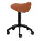 Hairdressing Saddle Stool Gabbiano D032, Brown