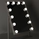 Kosmētikas spogulis ar LED apgaismojumu USB, 30x40cm | LED Illuminated Cosmetic Makeup Mirror