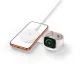 Tech-Protect A55 2in1 MagSafe 25W Qi2.2 Wireless Charger + USB-C Cable 100cm - White