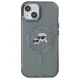 Karl Lagerfeld iPhone 15 Case HC MagSafe IML Metal KC Heads, Black