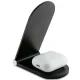 Ferrari Printed Logo MagSafe Foldable 2in1 15W Wireless Charger - Black