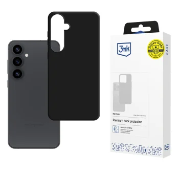 3Mk Protection Matt Case for Samsung Galaxy S25, Black