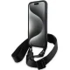 BMW iPhone 15 Plus / 14 Plus Case M Edition Carbon Stripe & Strap, Black