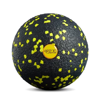 4Fizjo EPP Massage Ball 8 cm, Black/Yellow