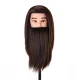 Gabbiano WZ4 Men\'s Hairdressing Training Head with Beard Synthetic 27 cm 4H