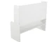Large Desk Organizer and Shelf, White