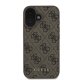 Guess 4G Classic Case for iPhone 16, Brown