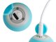 Interactive Cat Toy Ball, USB Rechargeable Automatic Rolling Pet Toy with LED