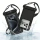 Tech-Protect UWC7 Waterproof Case for Smartphones up to 6.9\", Black