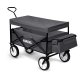 Humberg HM-514 Folding Transport Cart, 80L - Heavy-Duty Portable Trolley