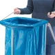 Hailo ProfiLine MSS XXXL Aluminium Waste Bag Stand with Wheels, 120 L
