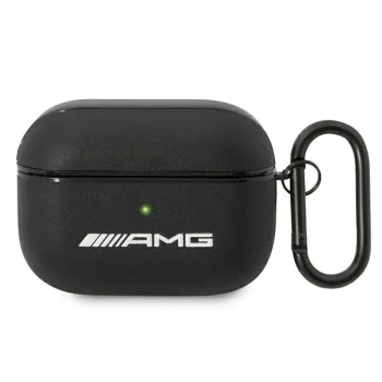 AMG Leather Big Logo Case for AirPods Pro - Black