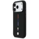 BMW M Silicon Tricolor Line MagSafe Case for iPhone 17 Pro, Black