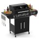 Kaminer Varen Black 4.0 Gas Grill 3+1 13.5kW with Cast Iron Grate