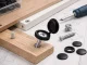 Black Screw Covers, 100 pcs