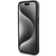Ferrari iPhone 15 Case Grip Stand Metal Logo, Black