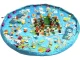 Play Mat and Toy Storage Bag, 130 cm, Blue