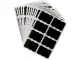 Reusable Chalkboard Labels for Jars 192 pcs with Chalk Marker, Black