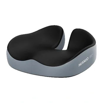 Huanuo HNSC02B Ergonomic Memory Foam Seat Cushion, Black
