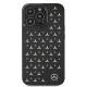Mercedes iPhone 13 / 13 Pro Case Silver Stars Pattern, Black