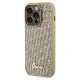 Guess iPhone 14 Pro Case Disco Metal Script, Gold