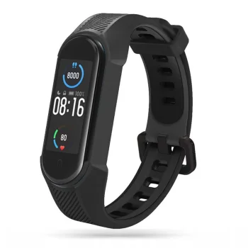 Tech-Protect Armor Strap for Xiaomi Mi Smart Band 5 / 6 / 7 / NFC, Black