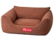 Soft Corduroy Dog and Cat Bed, Non-Slip, Size S, Brown
