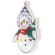 LED Window Decoration with Suction Cup Snowman