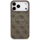 Guess 4G Ring Classic Logo MagSafe Case for iPhone 17 Pro Max, Brown