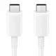 Samsung EP-DA705BWE USB-C to USB-C Cable 3A 1m - White
