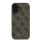 Guess 4G Classic Case for iPhone 16, Brown