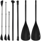 Adjustable 4-Piece 229cm 2in1 Trizand Paddle for SUP and Kayak, Black