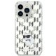 Apple iPhone 15 Pro Max 6.7\'\' Karl Lagerfeld Monogram Choupette Cover Case, Transparent