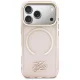 Karl Lagerfeld IML KL Script Logo MagSafe Phone Case Cover iPhone 17 Pro Max - Pink
