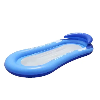 Inflatable Swimming Pool Float with Mesh DA388, Blue