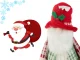 Christmas Gnome with LED Light 30 cm