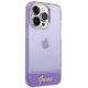 Guess Translucent Case for iPhone 14 Pro Max - Purple