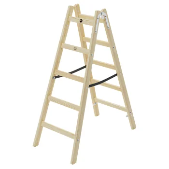 Hailo H40 StandardLine 2x5 Wooden Double Rung Ladder