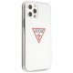 Guess iPhone 12 / 12 Pro Case Triangle Collection, White