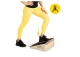 Wooden Slant Board Stretching Platform 4FIZJO