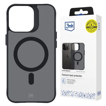 3mk Smoke MagCase for iPhone 14 Pro with MagSafe, Semi-transparent