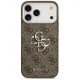 Guess 4G Big 4G Classic Logo Case for iPhone 17 Pro Max Brown / Silver