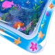 Sensory Baby Water Mat for Tummy Time with Fish