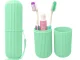 Travel Toothbrush and Toothpaste Case Organizer, Green