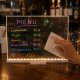 Acrylic LED Writing Lamp with USB Power and Markers
