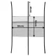 Neo-Sport Trampoline Shoe and Storage Net 84x50 cm