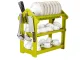 3-Tier Dish Drying Rack with Cutlery Holder, 53x42.5x27 cm