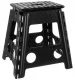 Malatec Folding Stool 39cm, Black/White