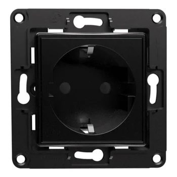 Shelly Wall Socket, Black